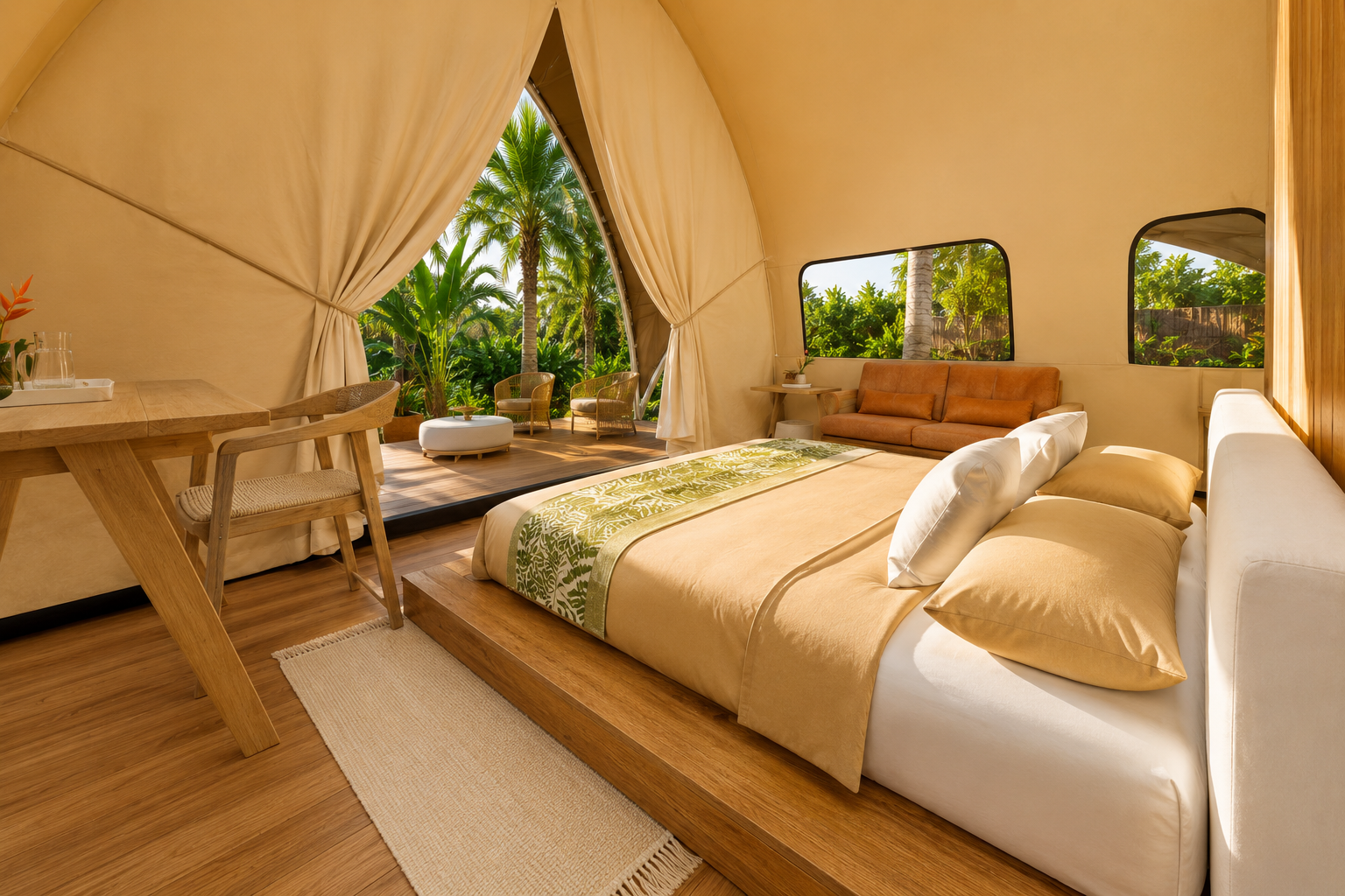 Intérieur du lodge